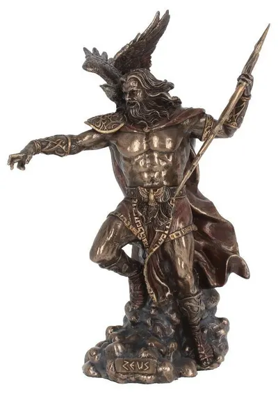 Statuetă Nemesis Now Mythology: Greek Gods - Zeus, 30 cm