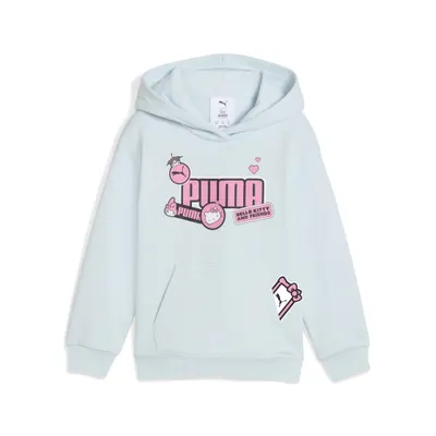 Pulover fete imprimeu grafic Hello Kitty And Friends, roz PUMA