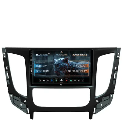 Navigatie Mitsubishi L200 (2014-2020), Android, E-Octacore 2GB RAM + 32GB ROM, 9 Inch - AD-BGE9002+AD-BGRKIT274