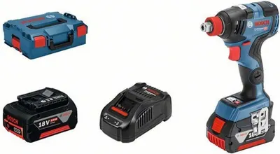 Cheie de impact cu acumulator Bosch - Professional GDX 18V-200 C, 2xGBA 18V 5.0 Ah