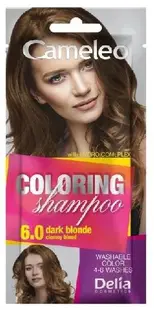 Delia Cameleo Șampon colorant la plic , 6.0 Dark Blonde, 40 ml