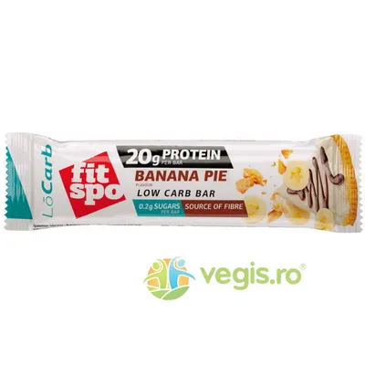 Baton Proteic LoCarb 35% Proteina Banana Pie 60g