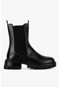 Ghete dama 5903419396779 - Piele naturala - Negru - Negru