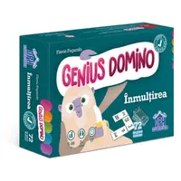 Genius domino: Înmulțirea - Board book - Flavio Fogarolo