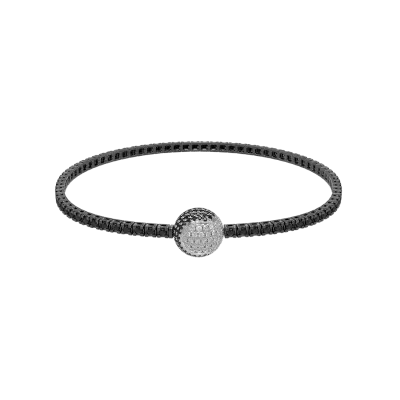 Bratara tennis Victory cu diamante negre si incolore de 2.381ct