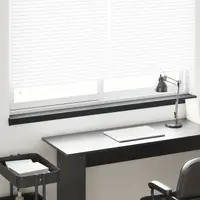 vidaXL Prag de fereastră Negru cu fibră de lemn 140 x 15 x 4,5 cm PVC