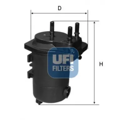 Filtru combustibil UFI 24.132.00
