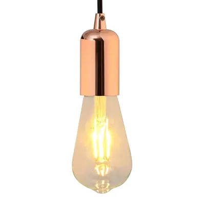 vidaXL Suporturi de lampă 2 buc Rose Gold E27