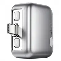 Adaptor Auto-Disconnect USB-C KUWAJIA KH-51 pentru Alimentare cu Deconectare Automata si Protectie Baterie, Argintiu