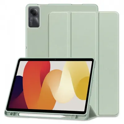 Husa pentru Xiaomi Redmi Pad SE, Techsuit, Flex Trifold, Verde Matcha