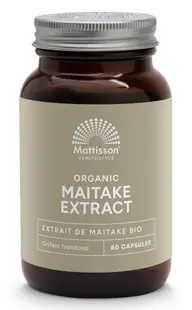 Organic Maitake Extract, 400 mg, 60 capsule, Mattisson Healthstyle