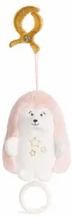 Jucarie muzicala Amek Toys - Arici, roz, 14 cm