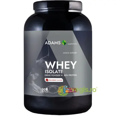 Proteina Izolata din Zer cu Aroma de Capsuni 908g