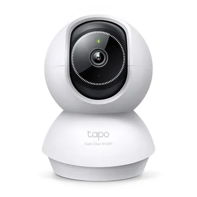 Camera supraveghere interior IP wireless WiFi PT TP-Link TAPO C230, 5 MP, 4 mm, IR 12 m, slot card, microfon si difuzor, detectie smart, 360 grade