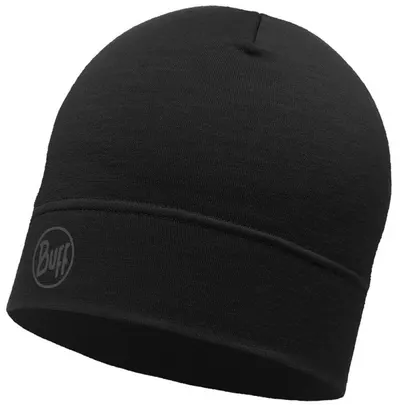 Căciulă BUFF - Light Weight Merino Wool, negru