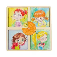 Puzzle din lemn Pino - Emotii, Fetita