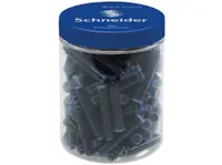 Rezerva stilou scurta cerneala Schneider, 100buc/borcan