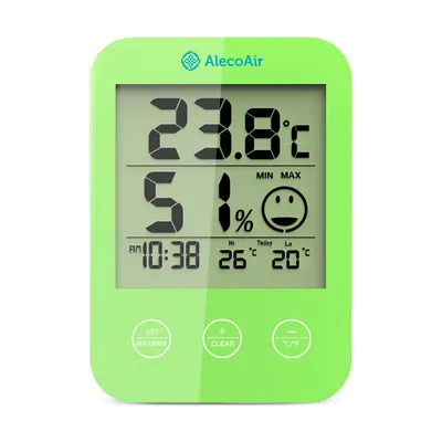 Termohigrometru AlecoAir M03 GREEN, Display digital, Digrama de confort, Schimbarea modului de afisare