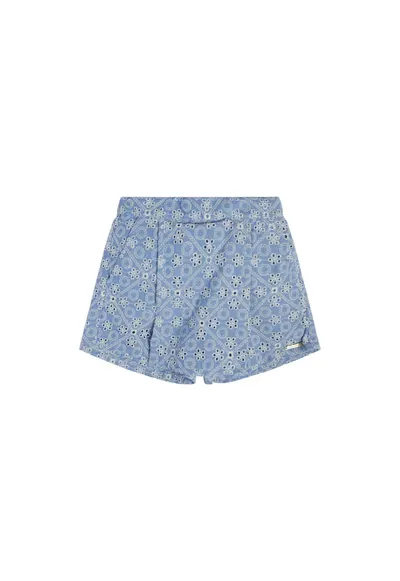 Pantaloni scurti copii - Poliester - Albastru - Albastru