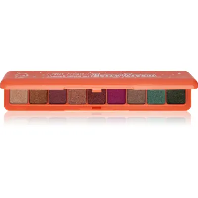 J.Cat Beauty Sweet Tooth paletă cu farduri de ochi culoare 101 Berry cream 7.2 g