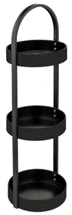 Raft de baie Wenko - Dongo, 3 nivele, negru mat