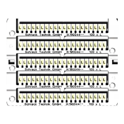 Etichete pentru cleme şir L (100x)