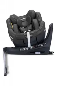 Scaun auto cu Isofix Recaro Xenon 1 Fresh Black I-size, cu husa detasabila, sistem SPS, 0-21 kg, 0-7 ani