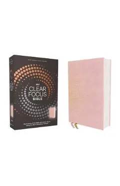 Niv, Clear Focus Bible, Leathersoft, Pink: Read More of the Bible with Better Focus