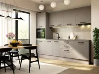 Mobila Bucatarie Elva 264.8 cm Gri - Configuratia 16