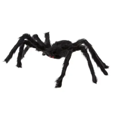 Decor paianjen negru 17x50 cm