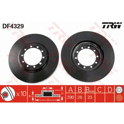 Disc frana TRW DF4329