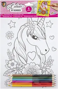 Set Grafix Paint by Numbers - Unicorn