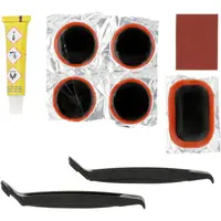 Kit pentru vulcanizare anvelope biciclete, Flickbox, 9 piese