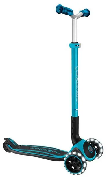 Trotinetă pliabilă Globber - Ace Lights, albastru