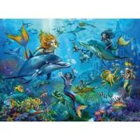 Puzzle sirene si delfini 100 piese