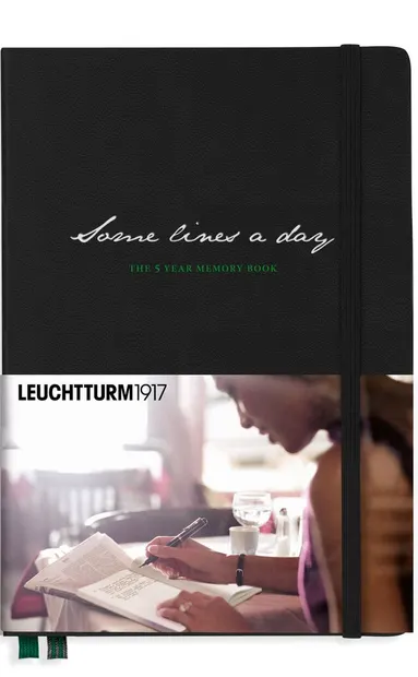 Agenda Leuchtturm1917 - 5 Year Memory Book, negru