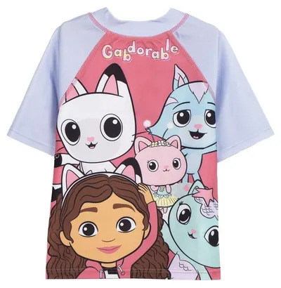 Bluza de baie pentru copii Cerda - Gabby's Dollhouse, 5 ani