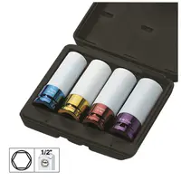 Set 4 Tubulare Impact De 1 2 Sp. Extractie Roti Jbm