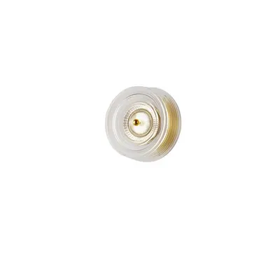 Lampa suspendata KEROS Platinum Auriu Aluminiu & Structured Acrylic LED 6 Wat 220-240Volt 466Lm 3000K IP20