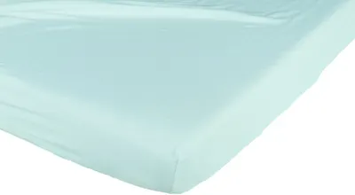 Set lenjerie de pat cu bandă elastică Candide, 60 x 120 cm, albastru cer