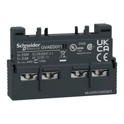 Contact Semnalizare Defectiuni Gvae - Pt. Gv3P/Gv3L - 1 Nu + 1 Nc