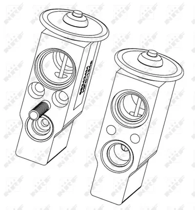 Supapa expansiune clima potrivit RENAULT CLIO II, KANGOO, KANGOO EXPRESS, KANGOO II, THALIA I, THALIA II 1.2-3.0 08.97