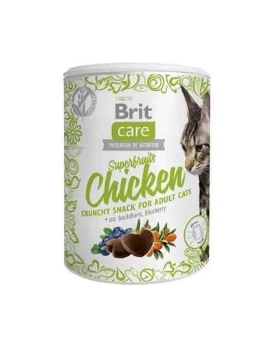 BRIT Care Cat Snack Superfruits Chicken recompense pentru pisici adulte, cu pui 100 g