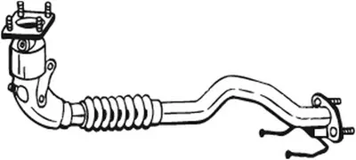 Convertor catalitic potrivit SKODA OCTAVIA II; VW GOLF PLUS V, GOLF V, PASSAT B3 B4, TOURAN 1.4 1.6 1.9D 05.89-01.07