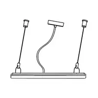 Suspendare pt Elegance Long Evolution alb