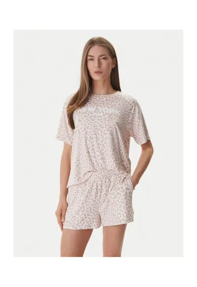 Pijamale dama - poliester - roz