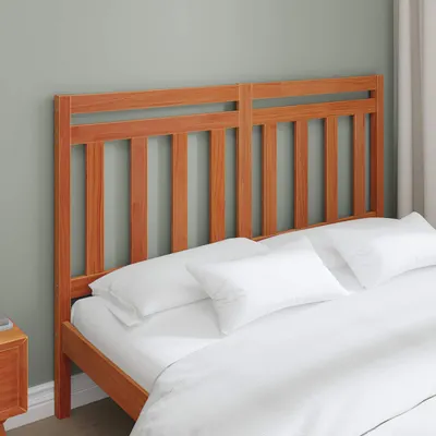vidaXL Tăblie cap cu headboard Maroniu cerat 145,5 x 100 cm