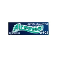 Guma de mestecat cu arome de mentol si eucalipt Airwaves, 10 bucati, 14 g Engros