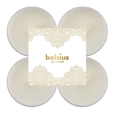 Lumanare Pastila Maxi, Dantela Aurie, Vanilie 8 Ore, Bolsius, 8 Bucati