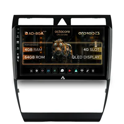 Navigatie Audi A6 (1999-2004), Android, A-Octacore 4GB RAM + 64GB ROM, 9 Inch - AD-BGA9004+AD-BGRKIT429